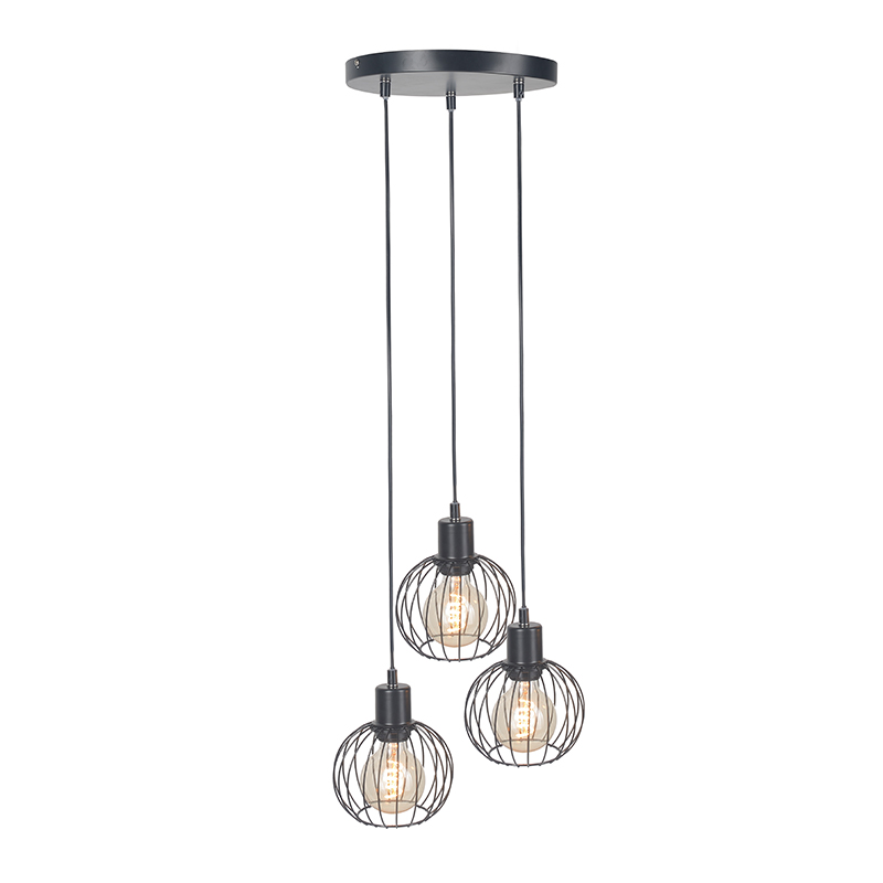 ত্রি-মাথাযুক্ত লণ্ঠন লোহার ঝাড়বাতি